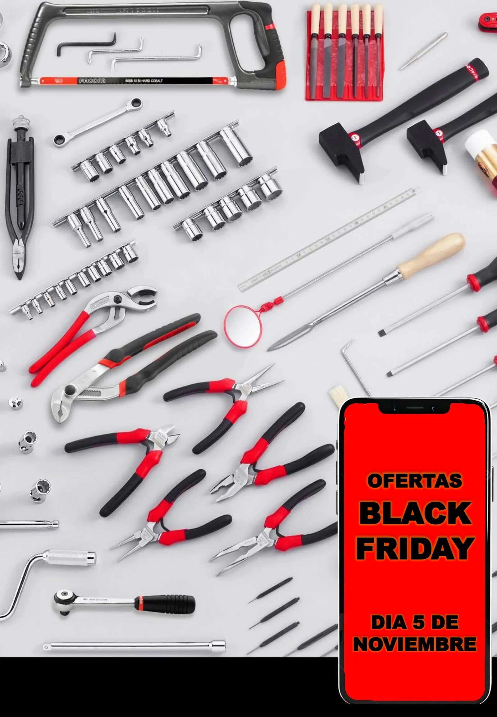 Cartel de la oferta Ofertas FACOM — Black Friday 2026